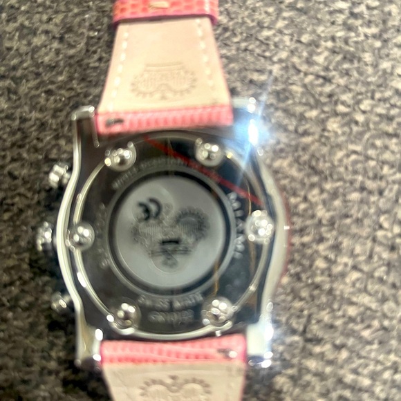 RARE,UNIQUE Women CHRONOGRAPH Watch GLAM ROCK MIAMI GR10122 Leather band. - Picture 5 of 5